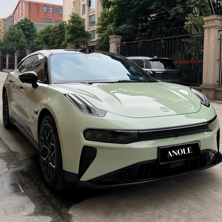 Anole High Glossy Light Khaki Green Vinyl Car Wrap