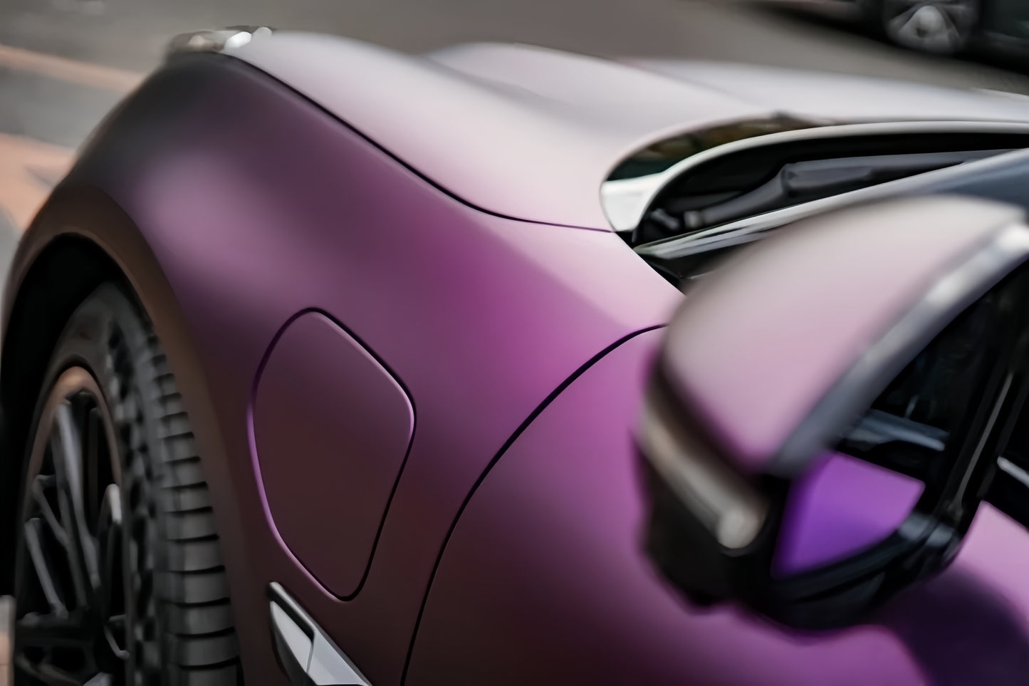 Anole Matte Russian Violet Vinyl Car Wrap