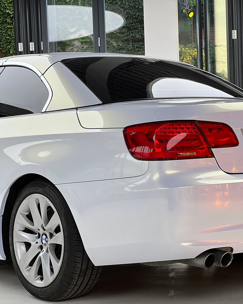 Anole High Glossy White Gold Vinyl Car Wrap