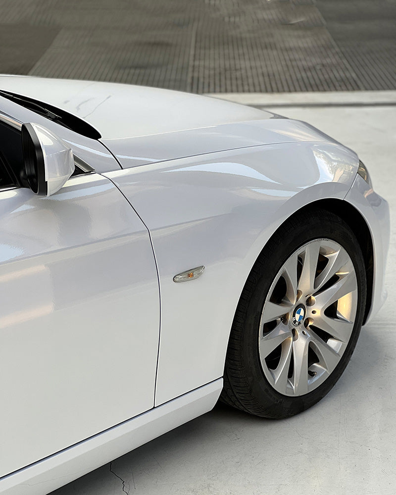 Anole High Glossy White Gold Vinyl Car Wrap