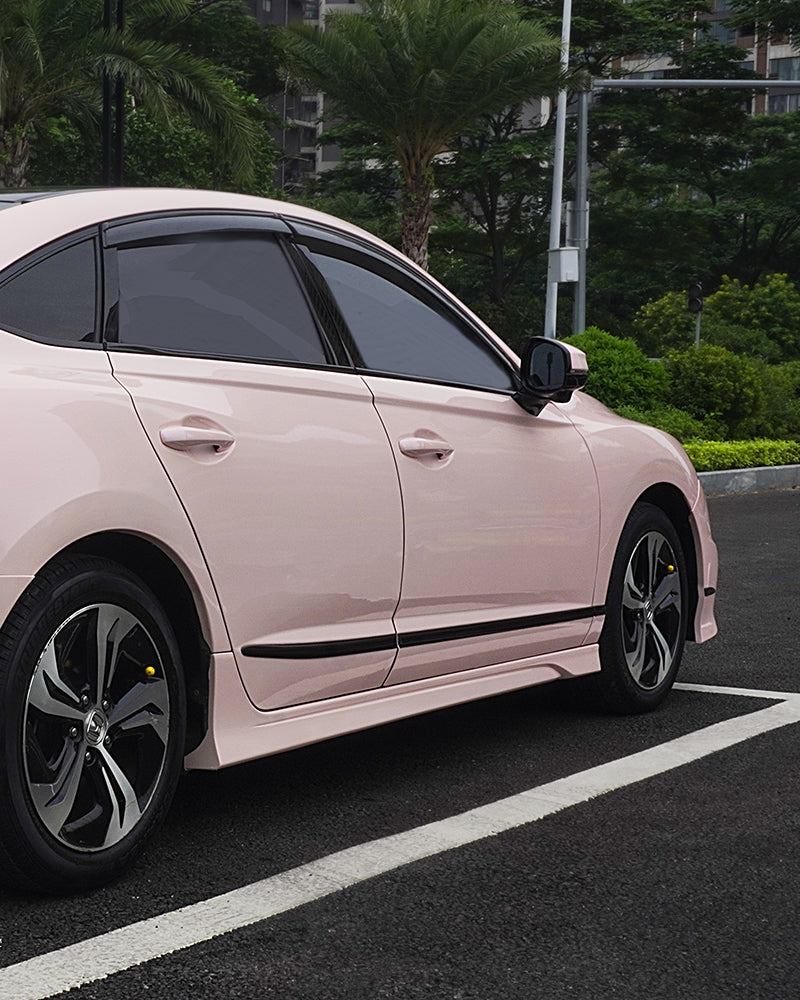Anole High Glossy White Peach Powder Vinyl Car Wrap