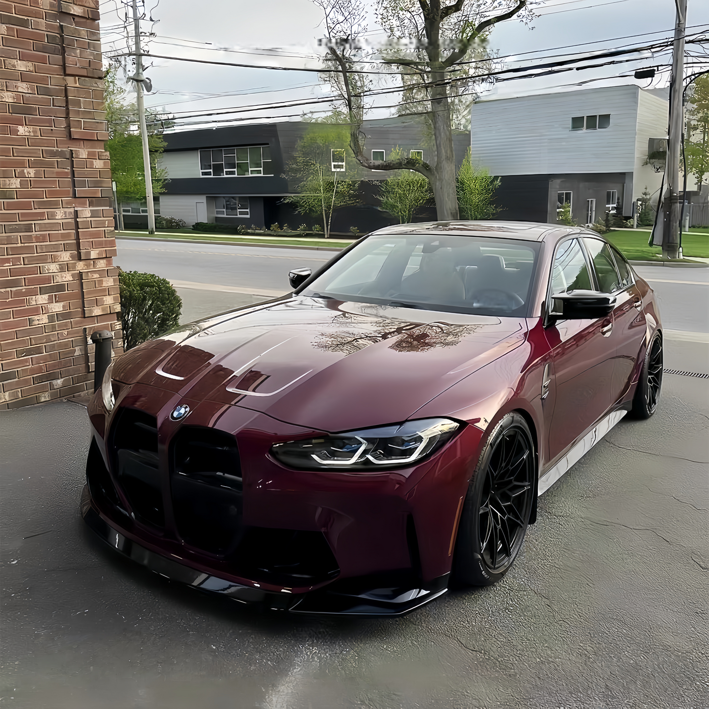 Anole Glossy Satin Metallic Ancora Red Car Vinyl Wrap for cars