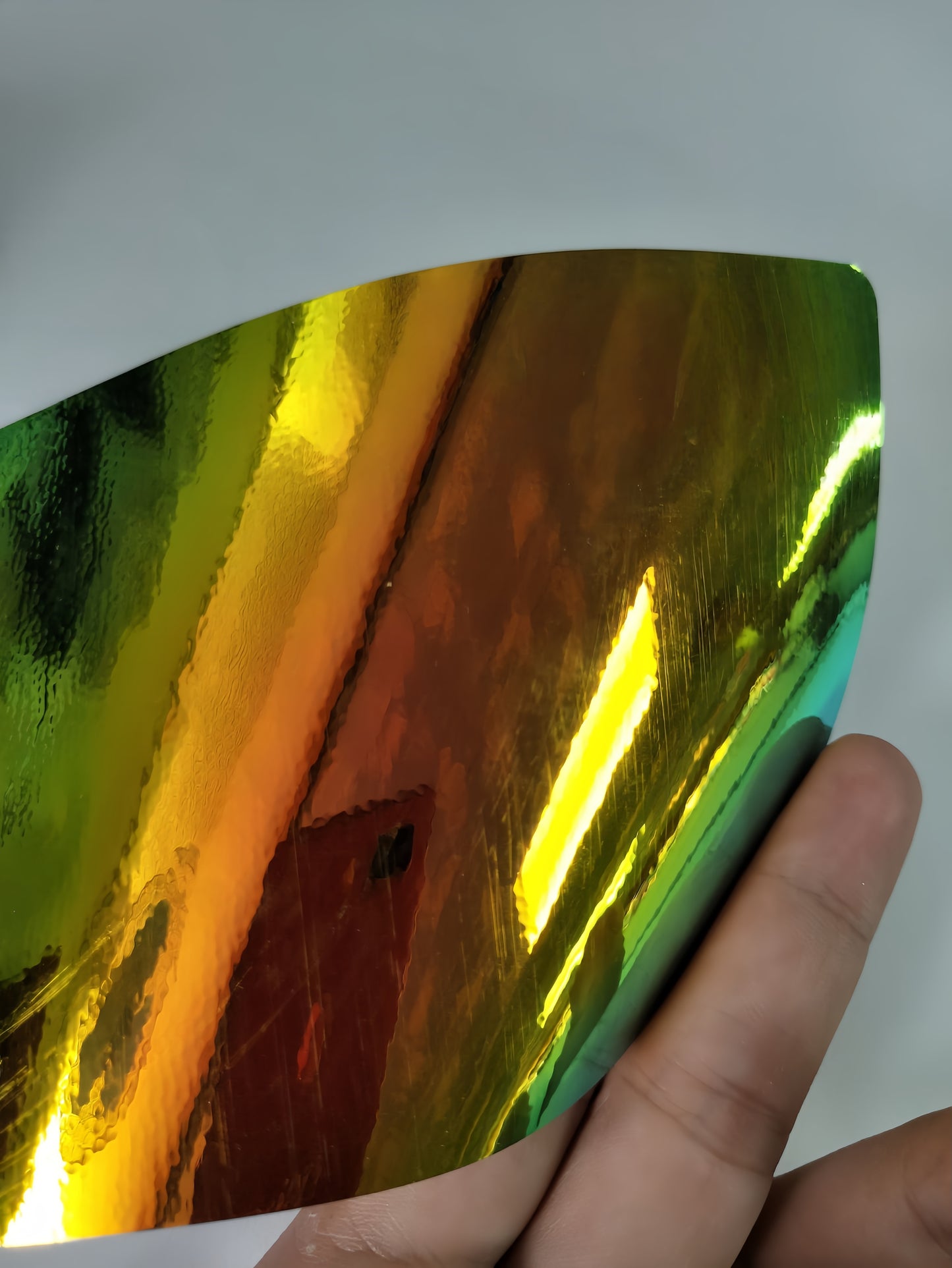 Anole Glossy Iridescent Opal Chrome Black Laser Car Vinyl Wrap
