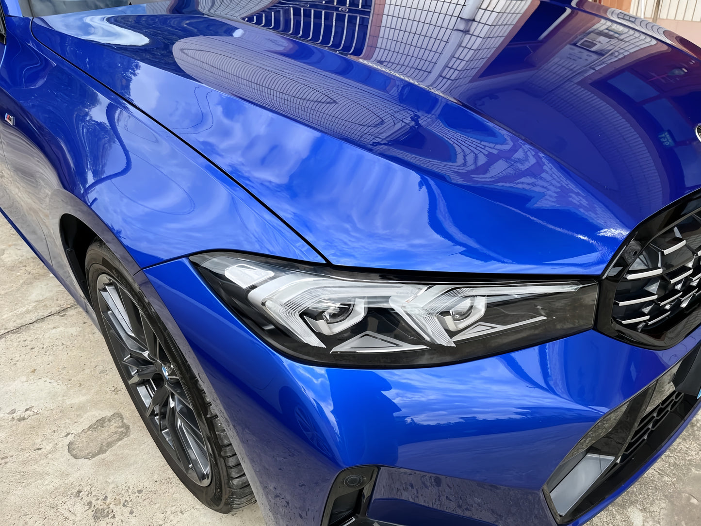 Anole Glossy Metallic Cobalt Blue Car Vinyl Wrap