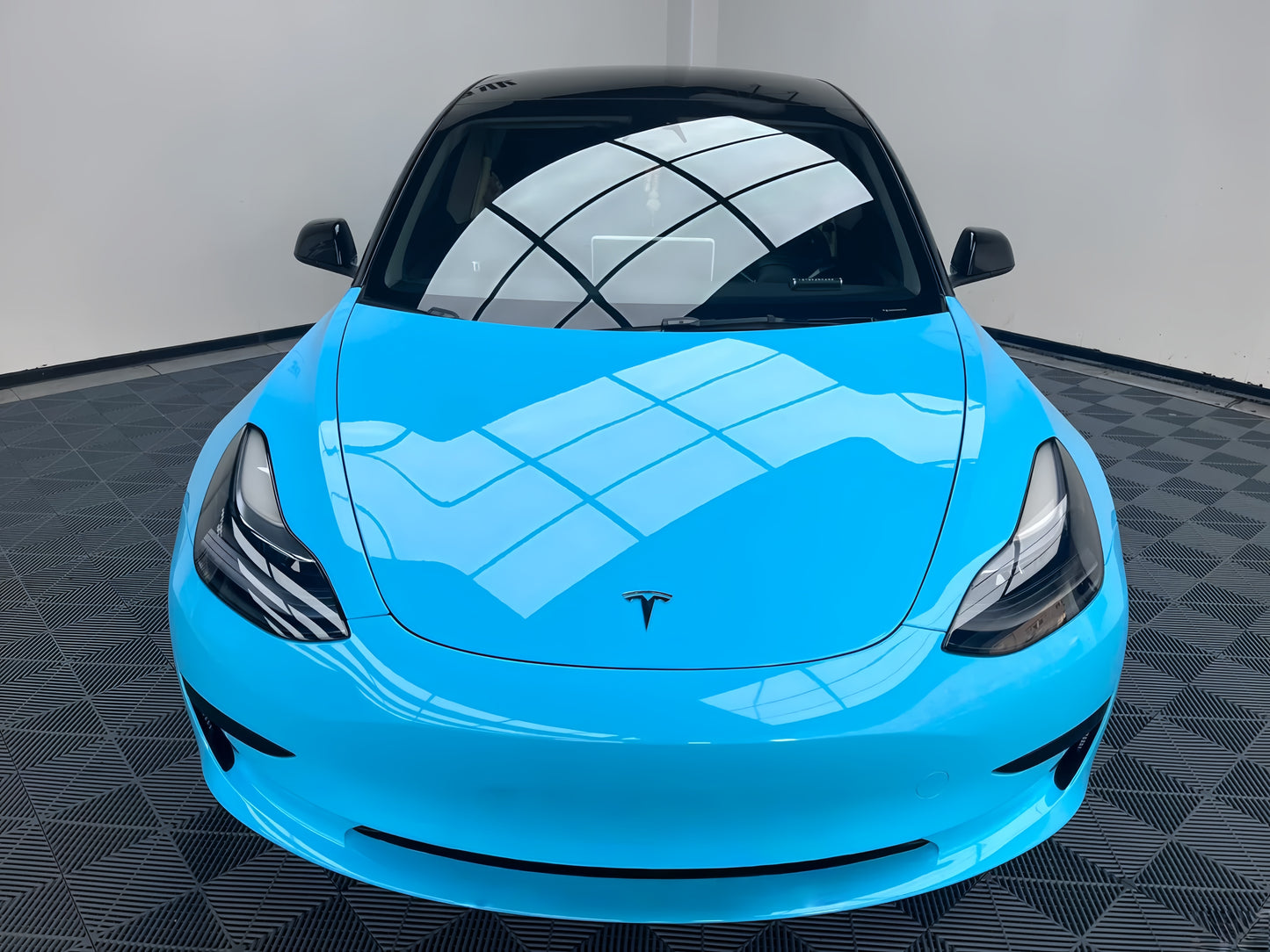 Anole High Clossy Crystal Light Blue Car Wrap Vinyl