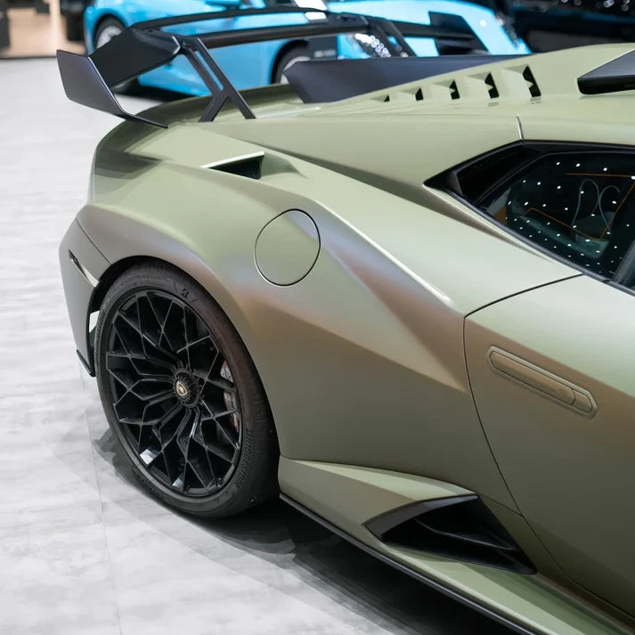 Anole Ceramic Combat Green Vinyl Car Wrap