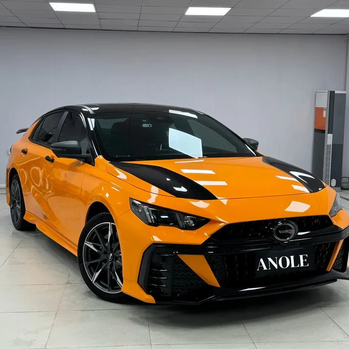 Anole High Glossy McLaren Orange Car Vinyl Wrap