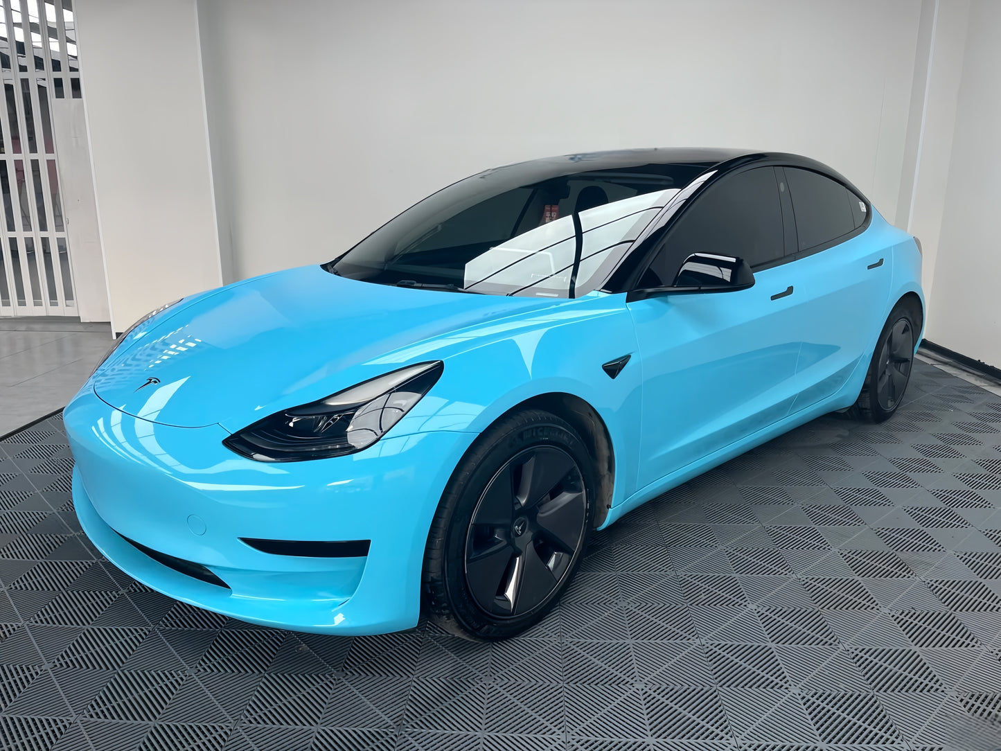 Anole High Clossy Crystal Light Blue Car Wrap Vinyl