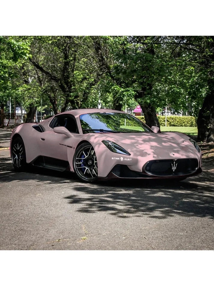 Anole Satin Chrome Silk Rose Gold Vinyl Car Wrap