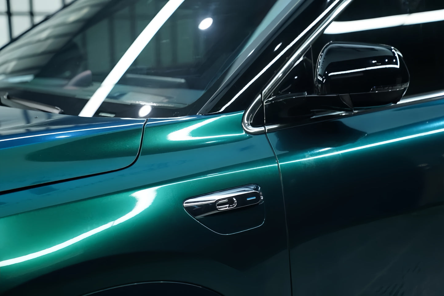 Anole Glossy Metallic Royal Green Vinyl Wrap