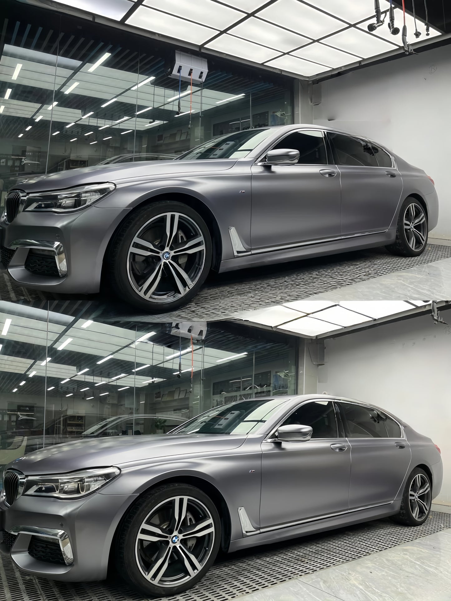 Anole Matte Metallic Gray Vinyl Car Wrap