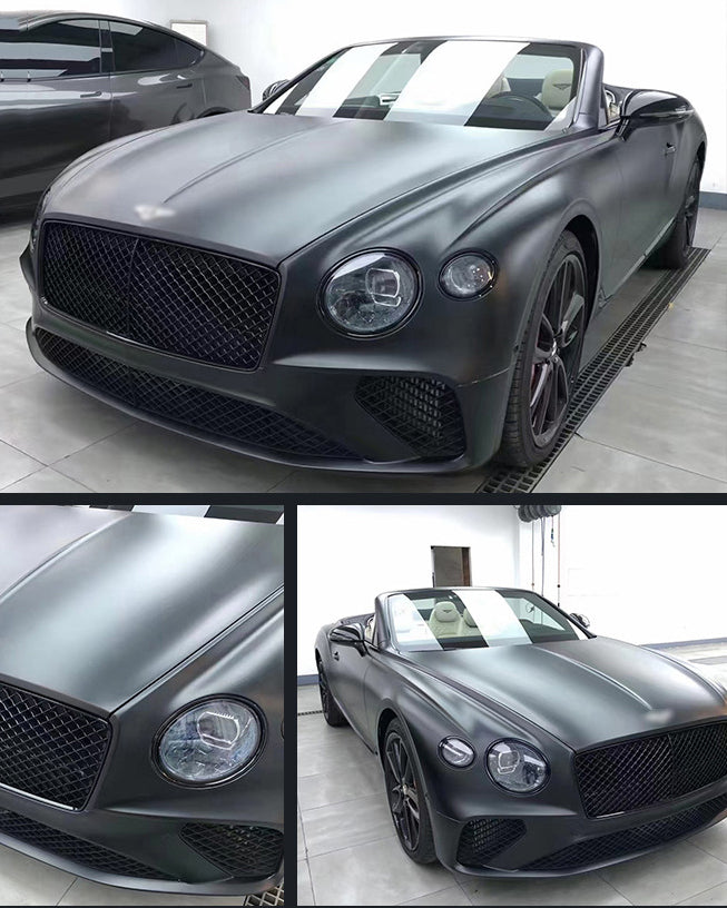 Anole Matte Satin Black Vinyl Wrap