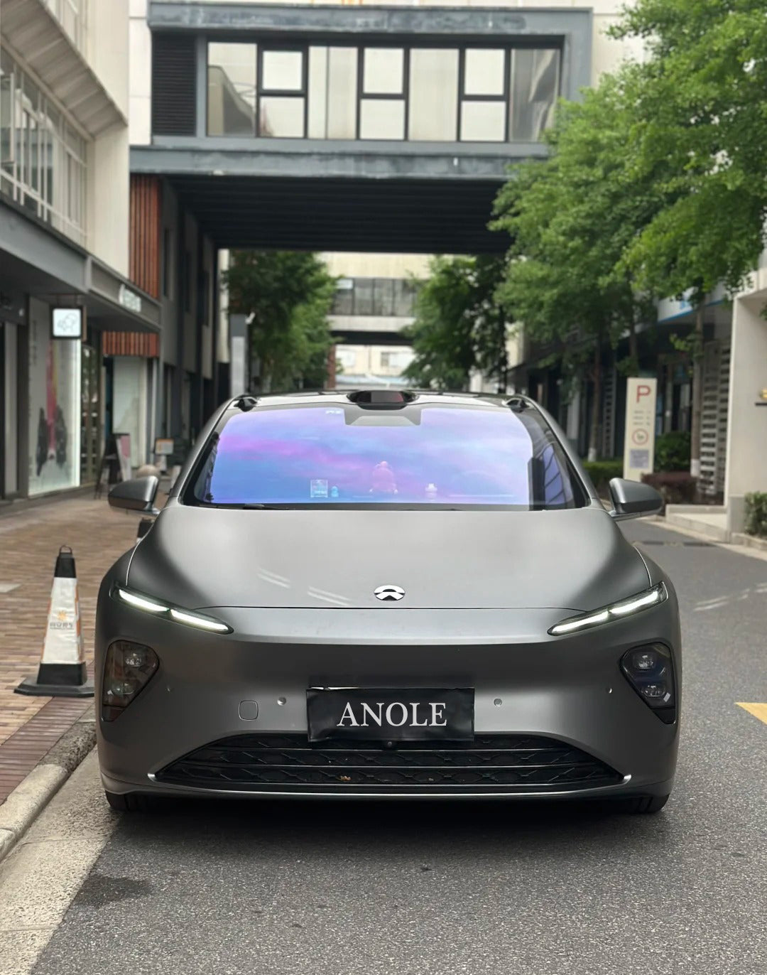Anole Matte AMG Gray Vinyl Car Wrap