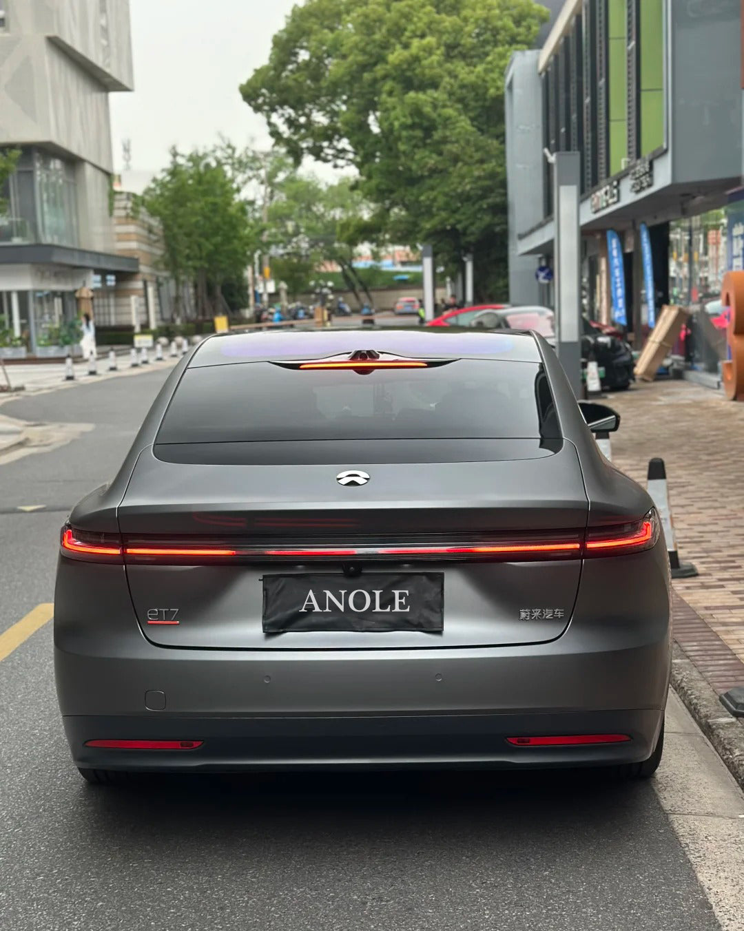 Anole Matte AMG Gray Vinyl Car Wrap