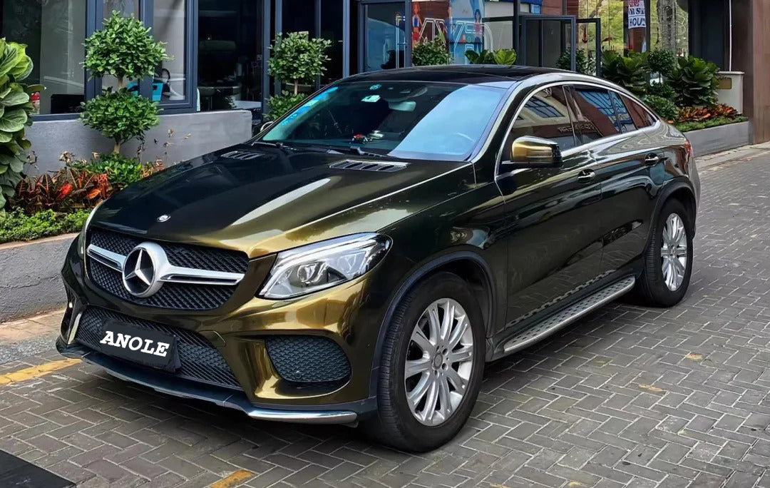 Anole Glossy Metallic Midnight Gold Car Vinyl Wrap