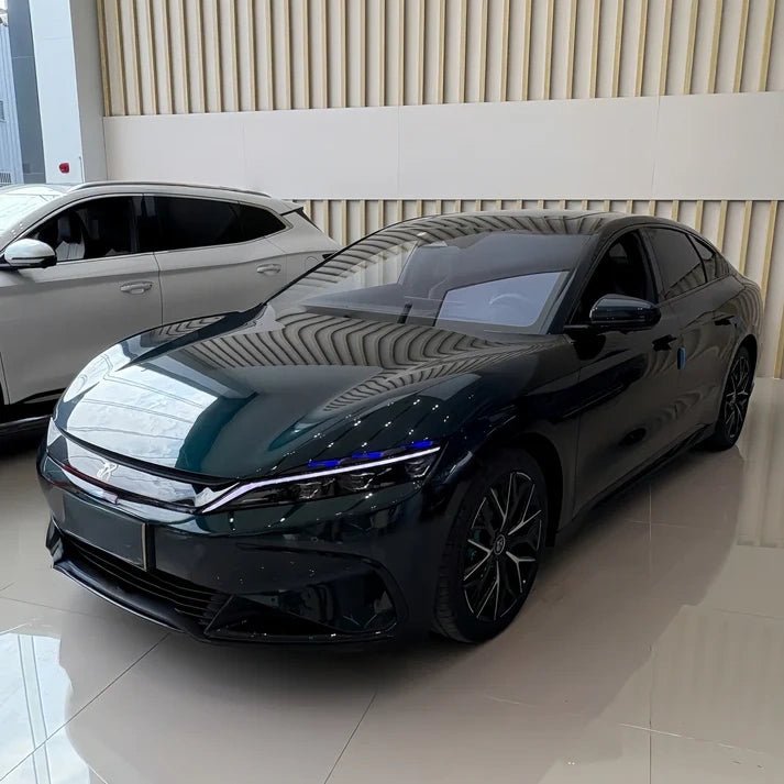 Anole Glossy Metallic Deep Jungle Green Car Vinyl Wrap