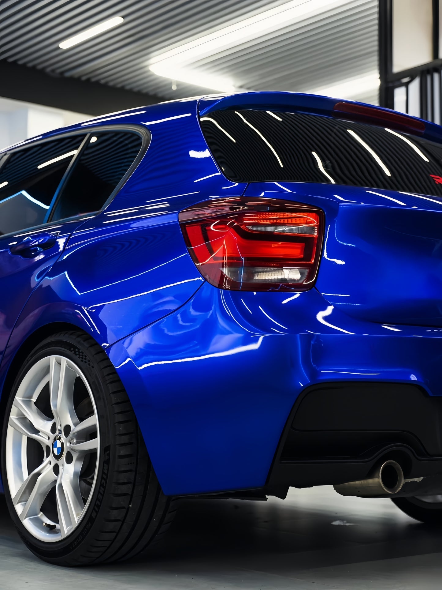 Anole Glossy Metallic Pearl Blue Car Vinyl Wrap