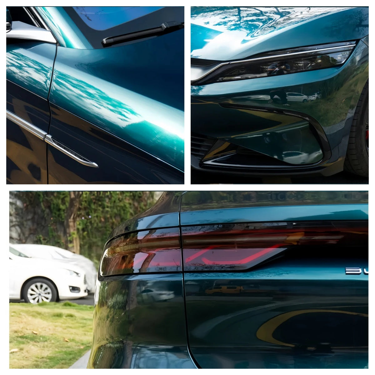 Anole Glossy Metallic Deep Jungle Green Car Vinyl Wrap