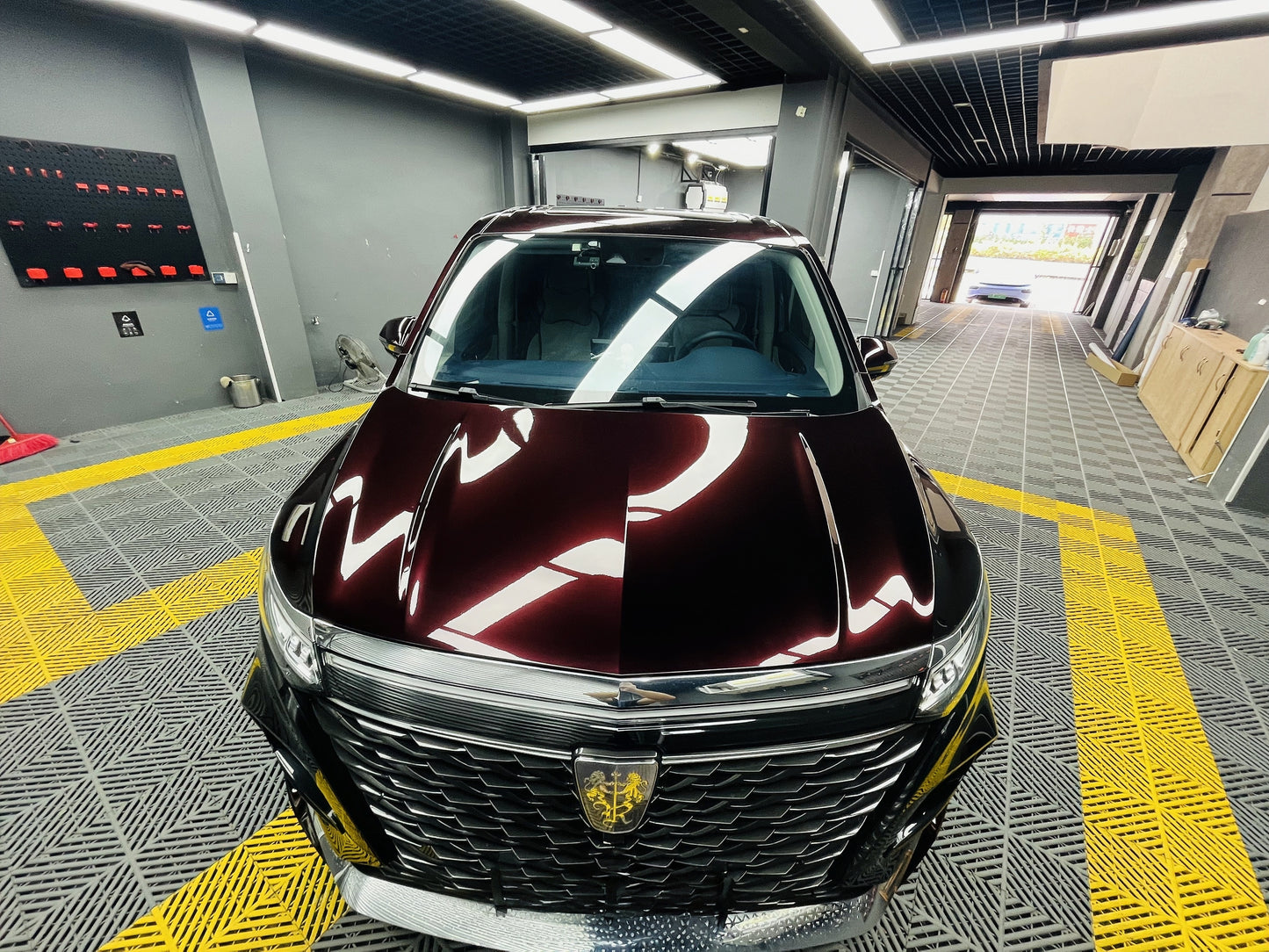 Anole TPU Satin Metallic Glossy Black Rose Color PPF Paint Protection Film