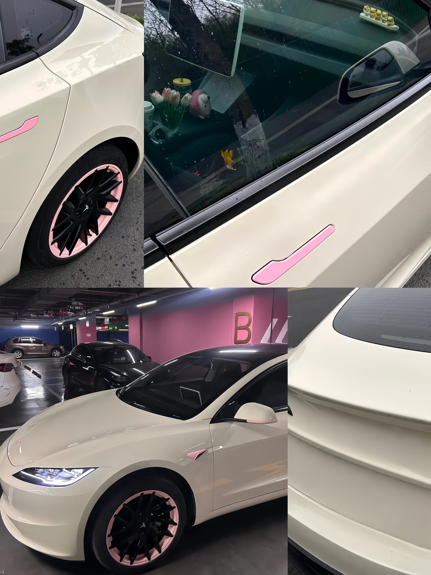 Anole High Glossy Simply White Avorio Cream Vinyl Car Wrap