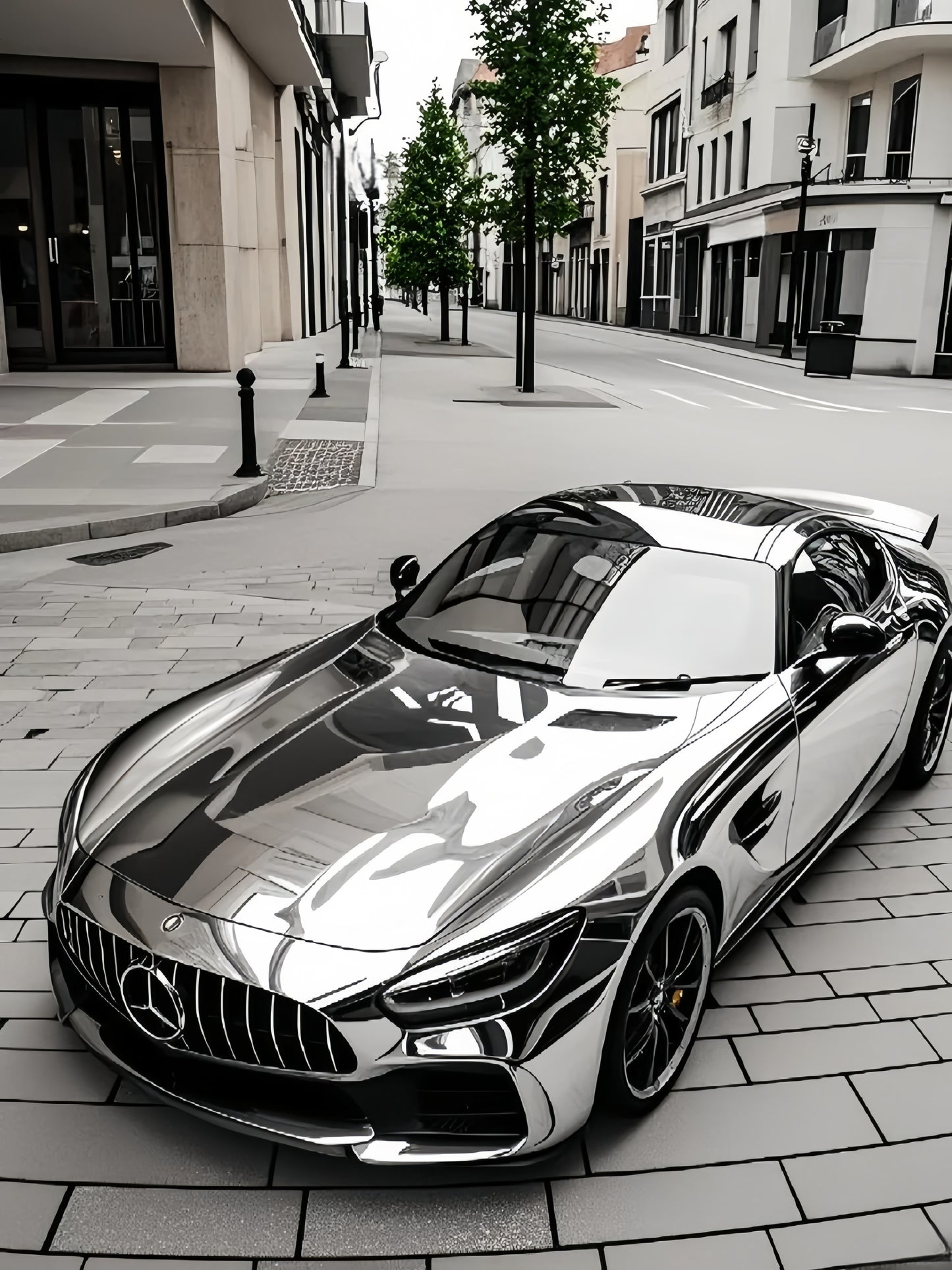 Anole Mirror Chrome Silver Vinyl Car Wrap