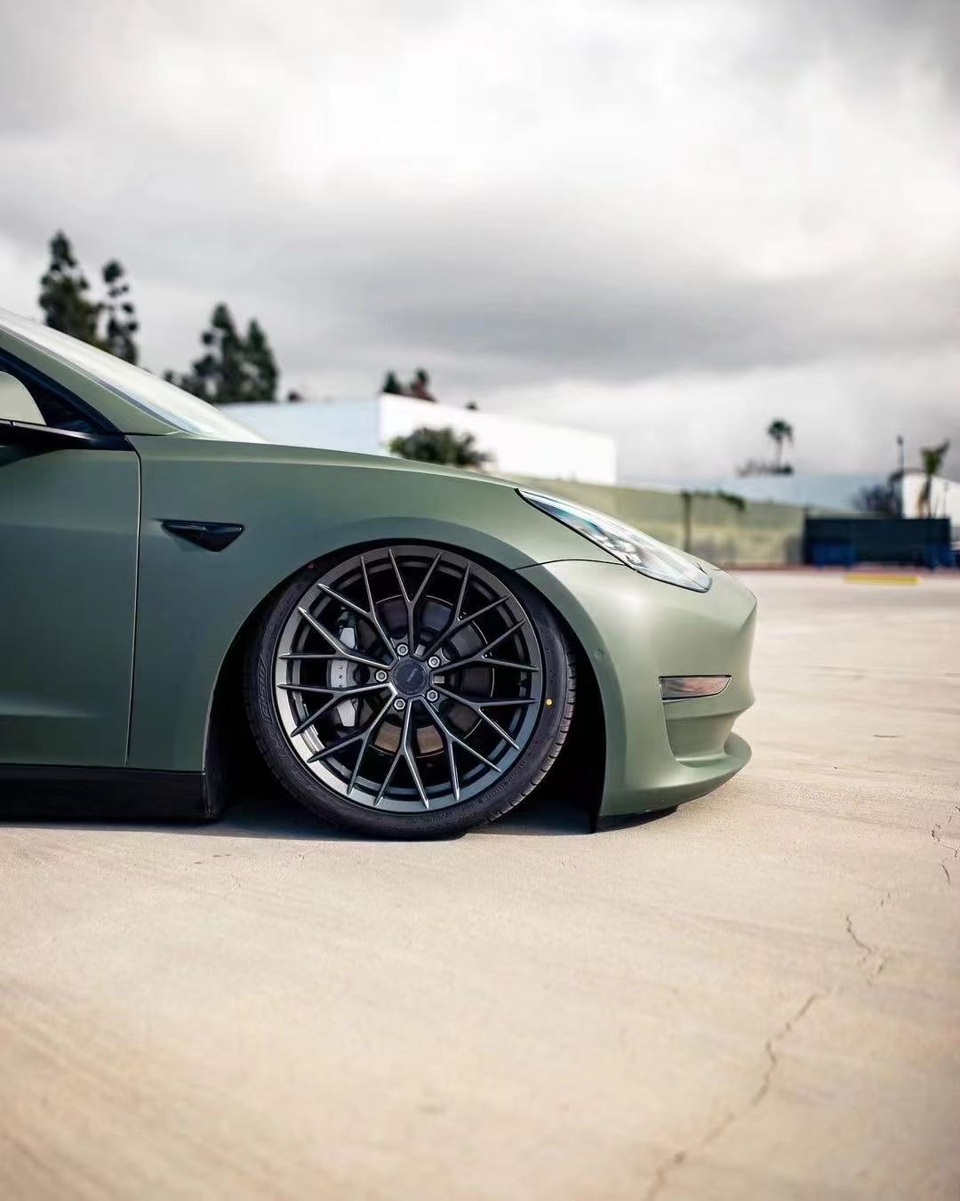 Anole TPU Satin Army Green Color PPF Paint Protection Film