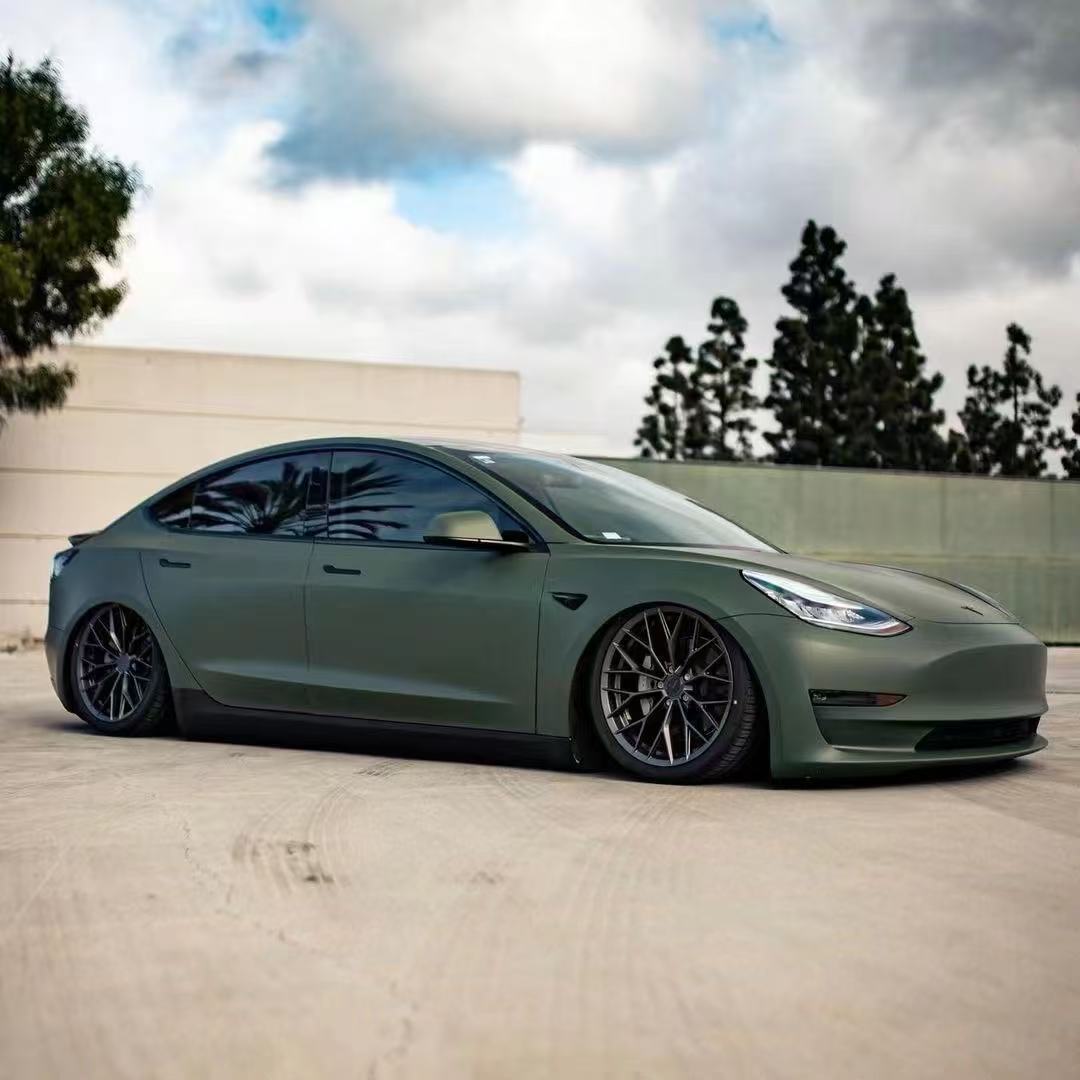 Anole TPU Satin Army Green Color PPF Paint Protection Film