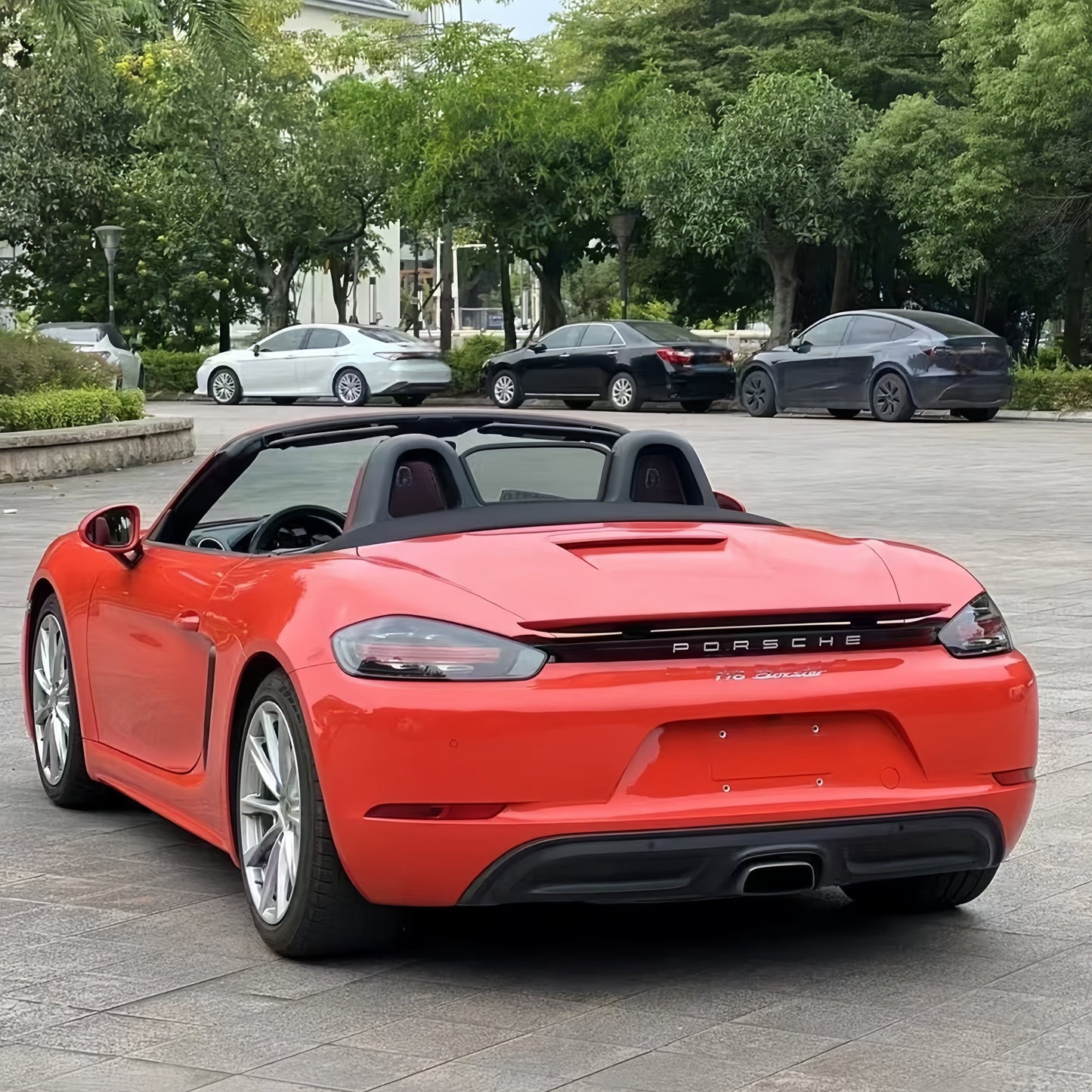 Anole High Glossy Reddish Orange Vinyl Car Wrap