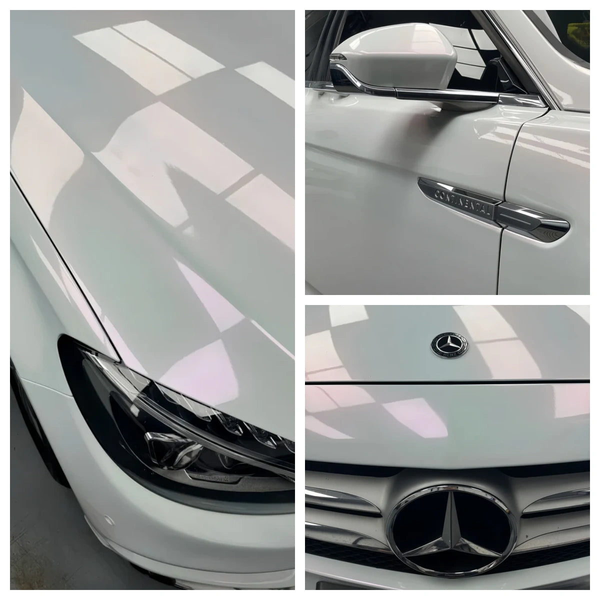 Anole High Glossy White Red Vinyl Car Wrap