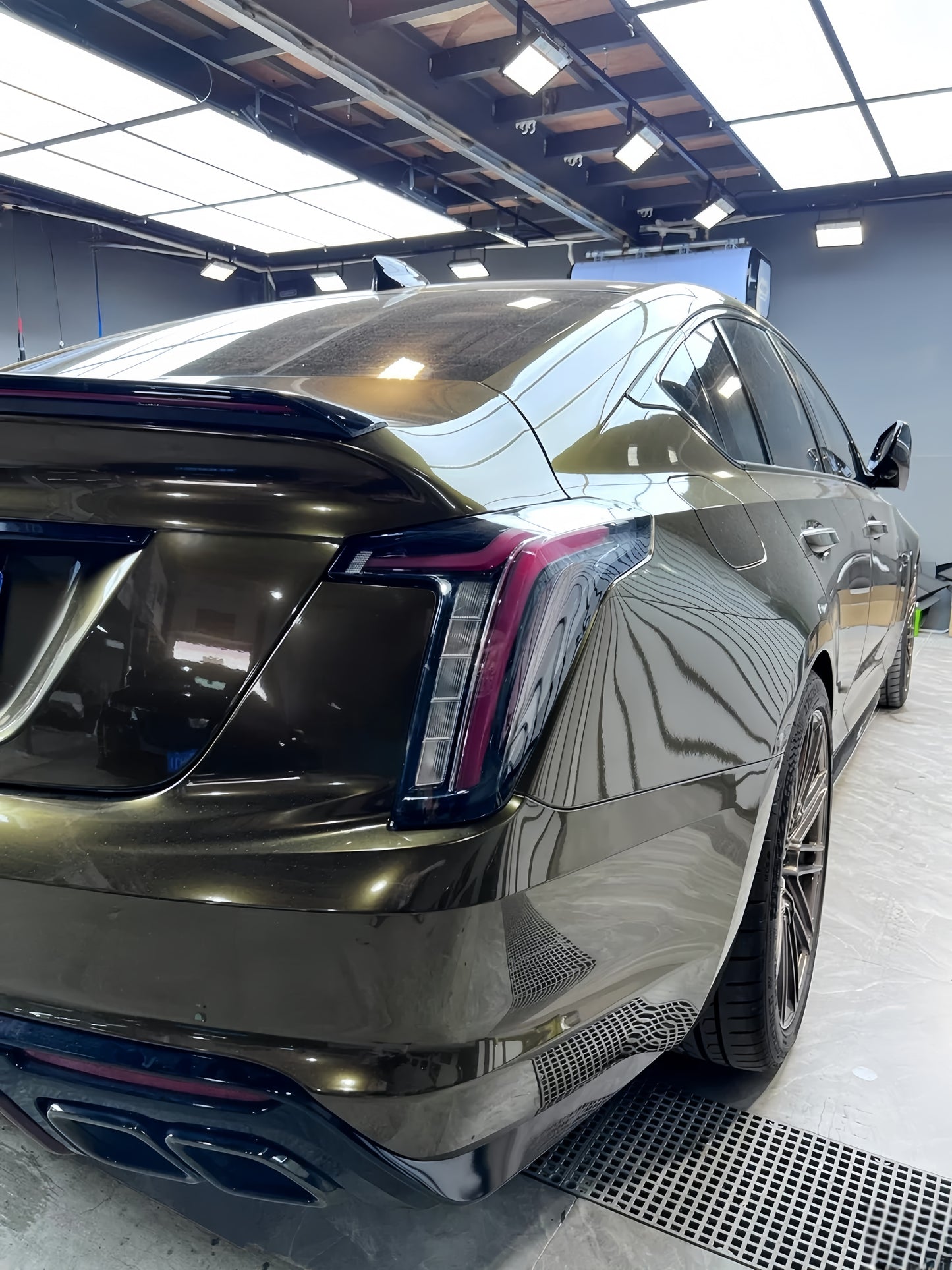 Anole Glossy Metallic Midnight Gold Car Vinyl Wrap