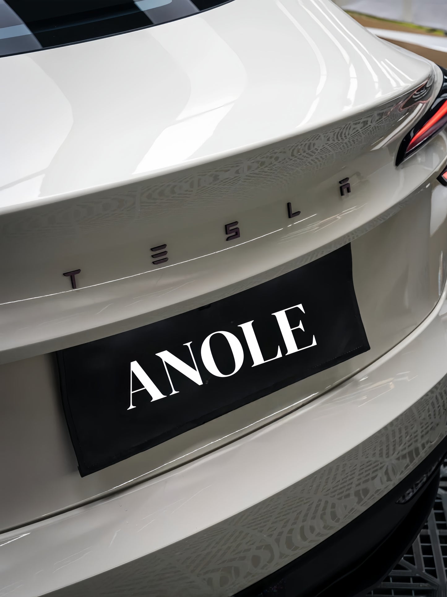 Anole High Glossy Simply White Avorio Cream Vinyl Car Wrap