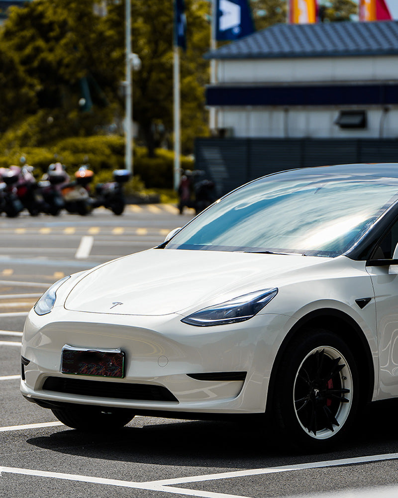 Anole High Glossy Simply White Avorio Cream Vinyl Car Wrap