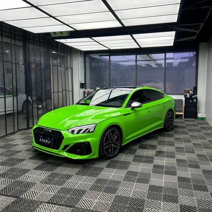 Anole High Glossy Lizard Green Vinyl Car Wrap