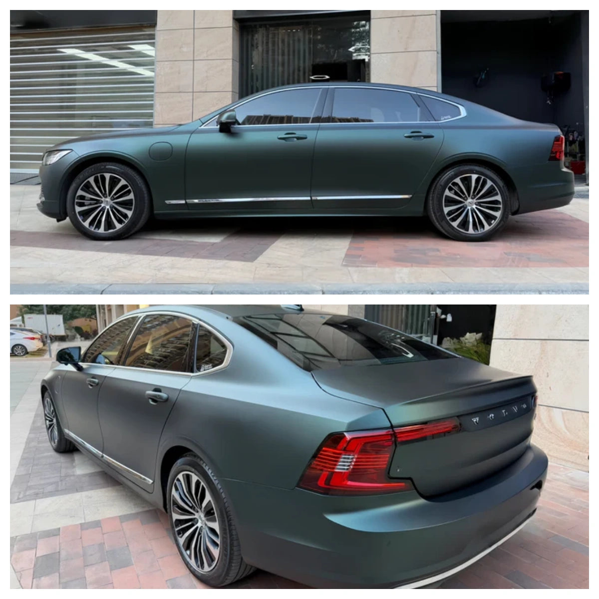 Anole Matte Metallic Forest Green Vinyl Car Wrap