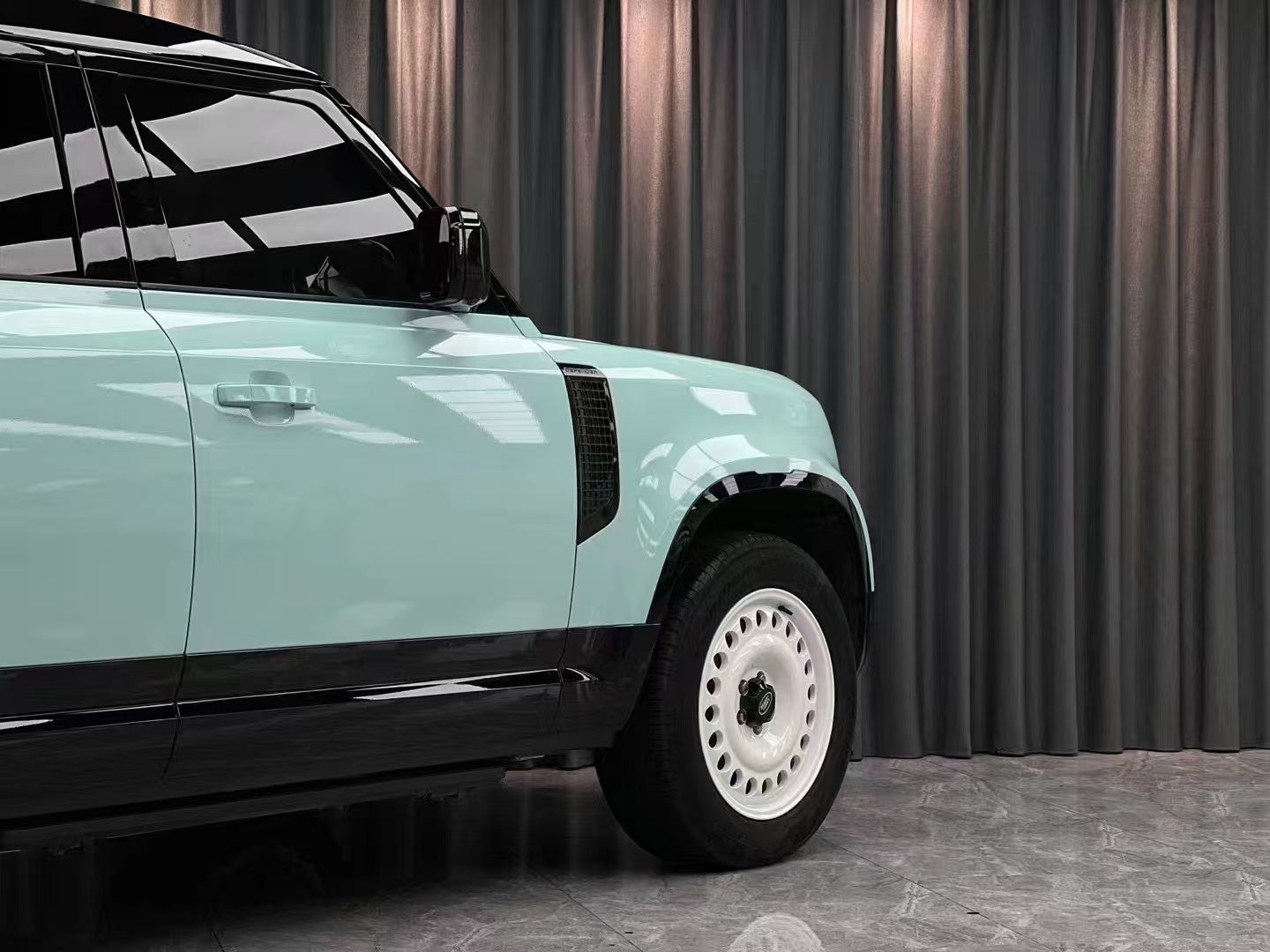 Anole High Glossy Jamaican Aqua Green Car Vinyl Wrap