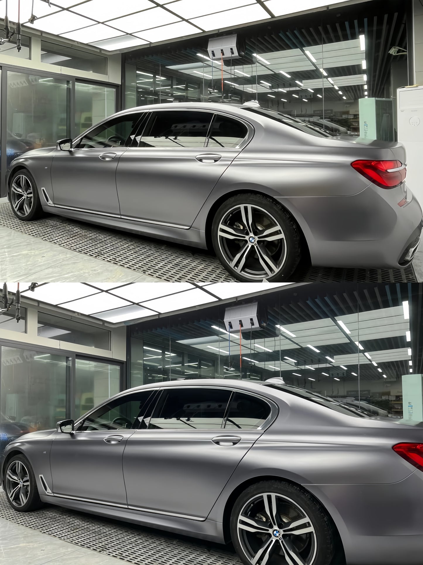 Anole Matte Metallic Gray Vinyl Car Wrap