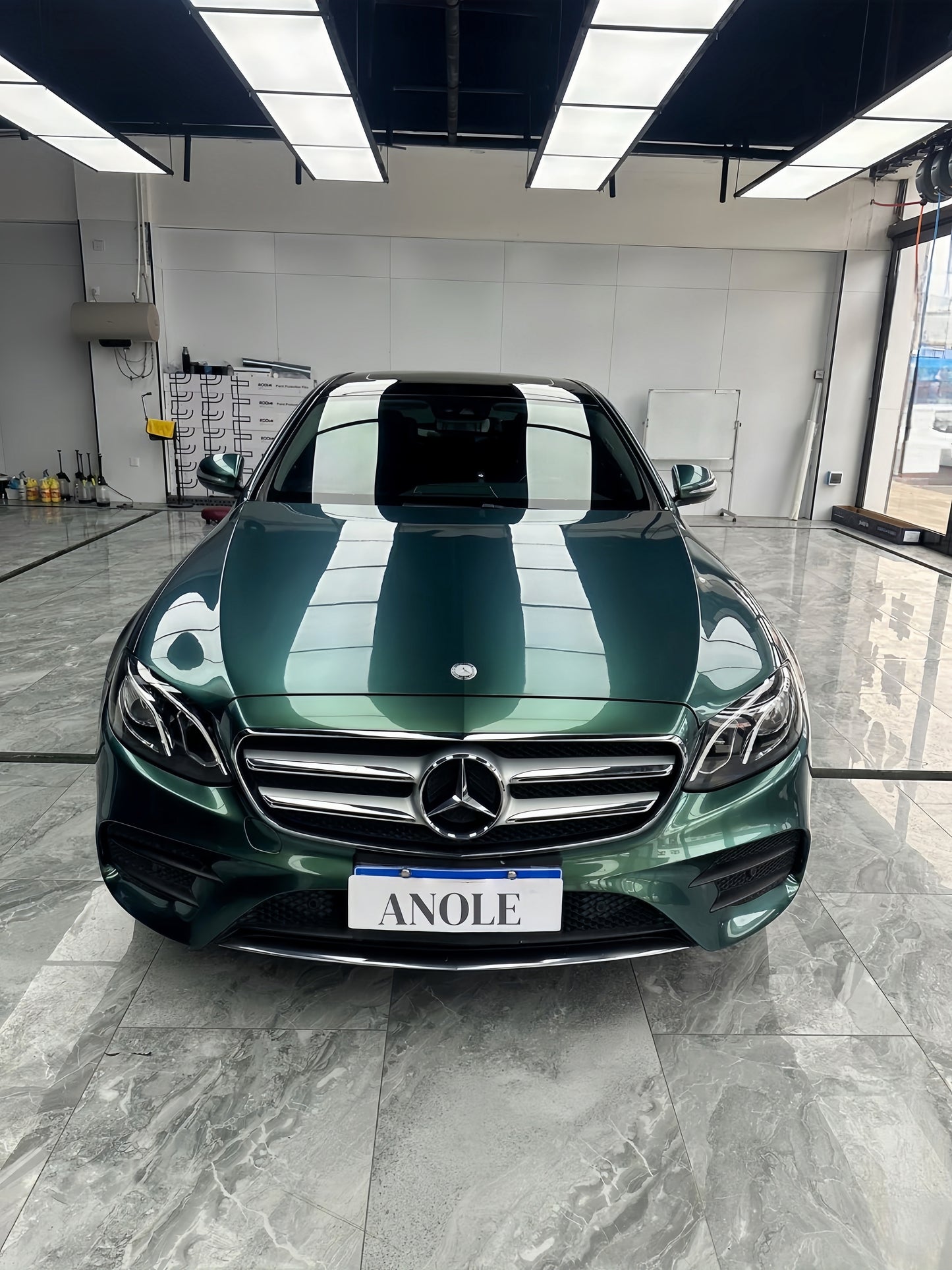 Anole Glossy Metallic Gotland Green Car Vinyl Wrap