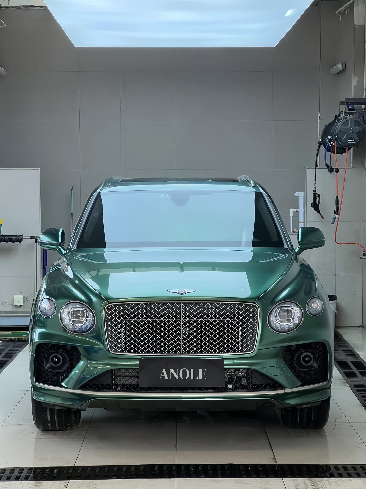 Anole Glossy Metallic Sacramento Green Car Vinyl Wrap