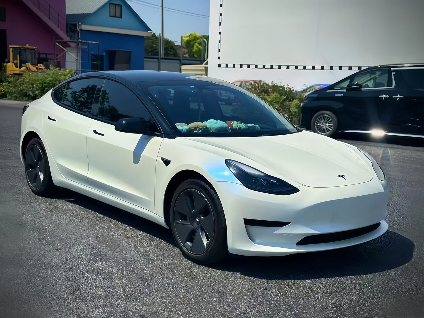 Anole High Glossy White to Blue Car Wrap Vinyl