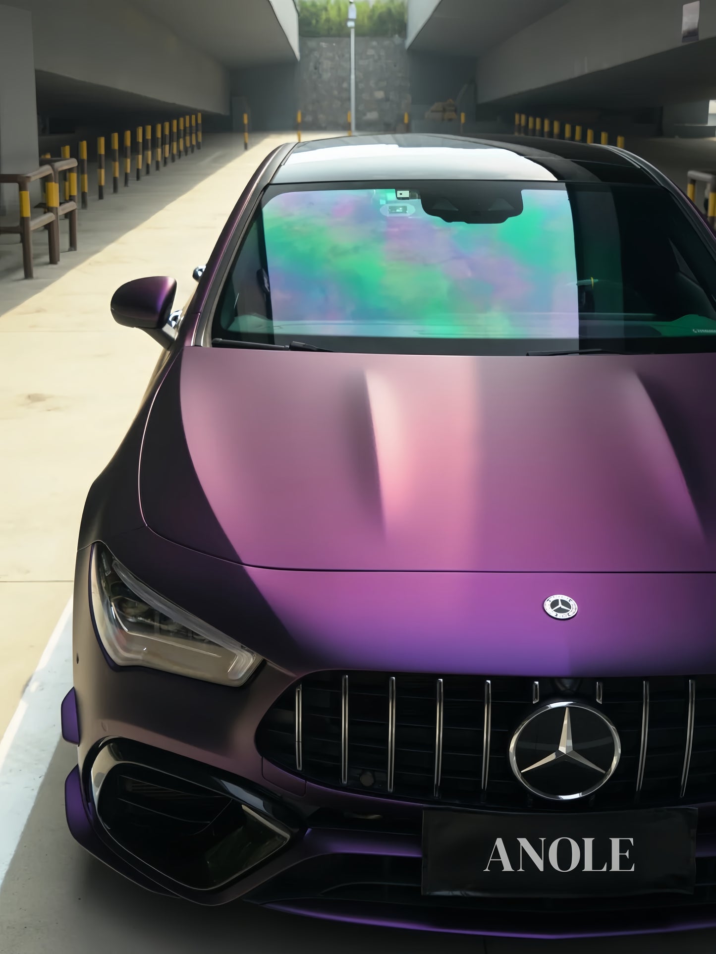 Anole Matte Russian Violet Vinyl Car Wrap