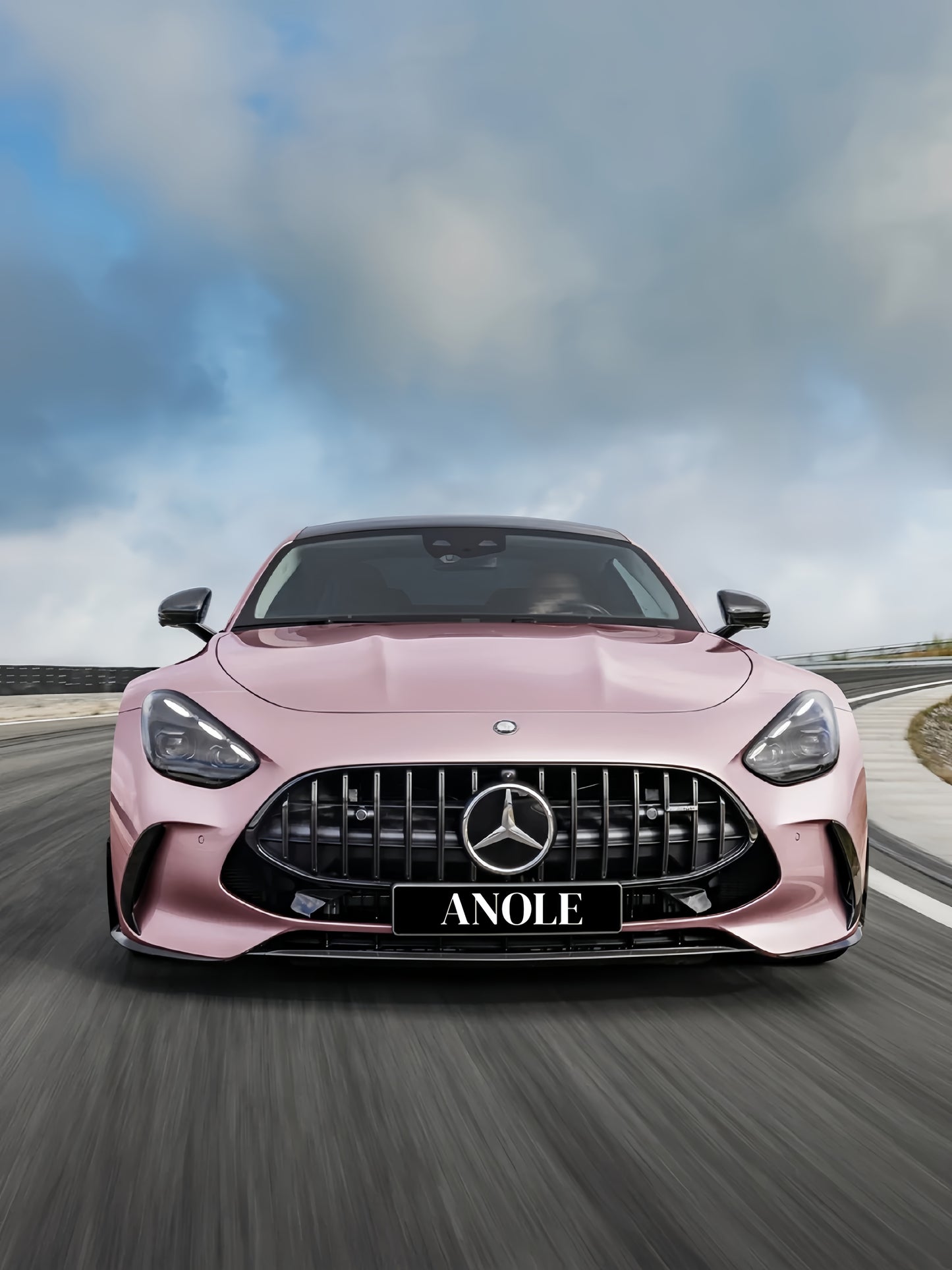 Anole Satin Chrome Silk Rose Gold Vinyl Car Wrap