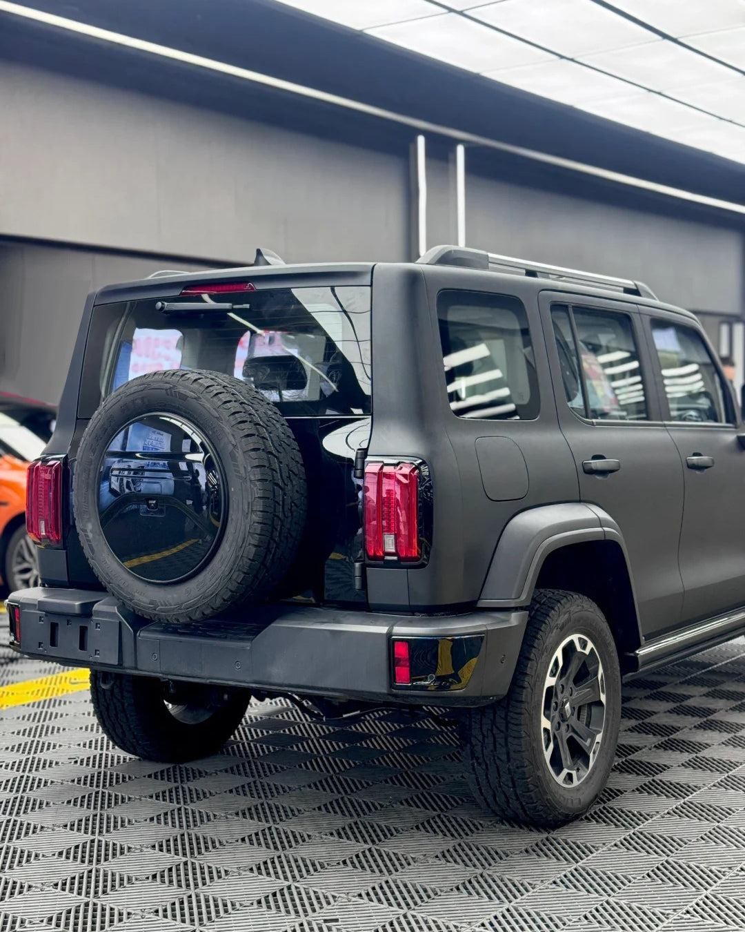 Anole Frosted Matte Black Vinyl Car Wrap