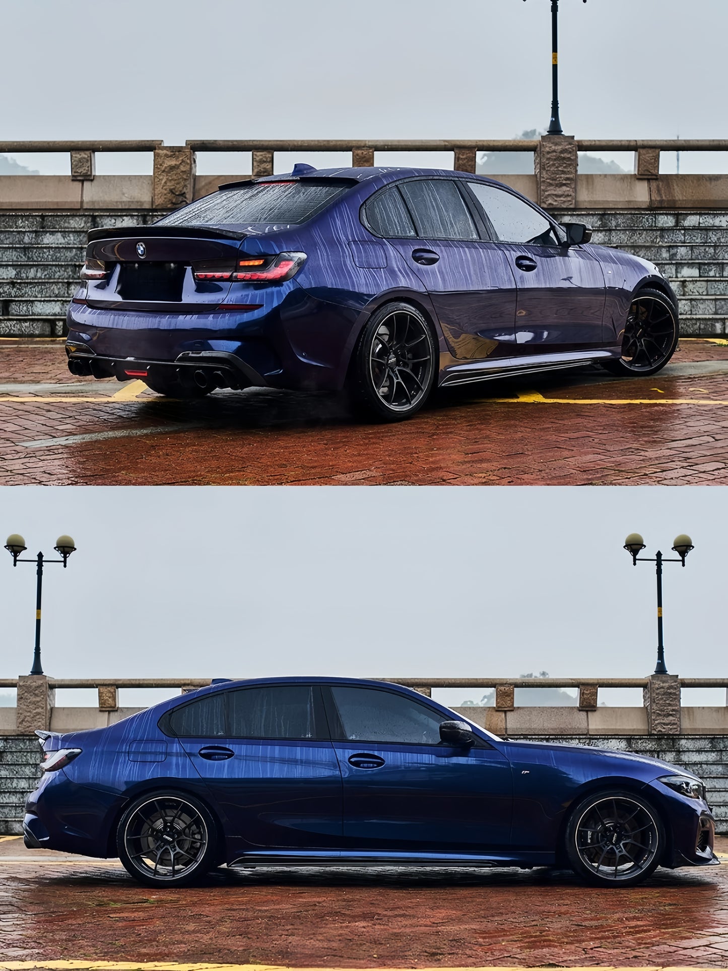Anole Glossy Metallic Tanzanite Blue Vinyl Car Wrap