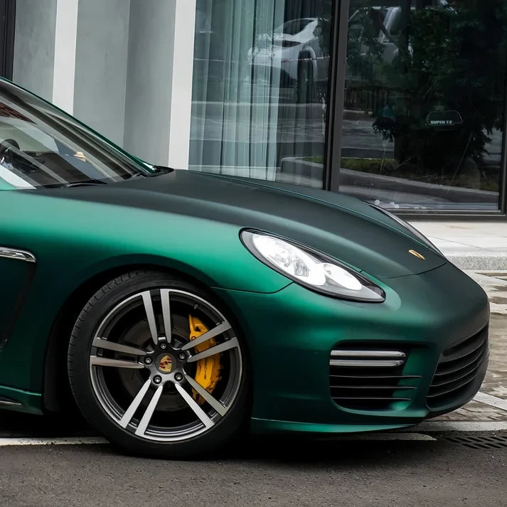 Anole Satin Chrome Silk Green Vinyl Car Wrap
