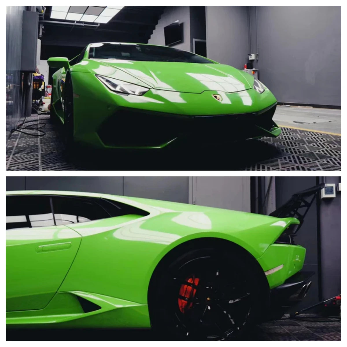 Anole High Glossy Lizard Green Vinyl Car Wrap