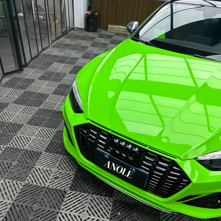 Anole High Glossy Lizard Green Vinyl Car Wrap
