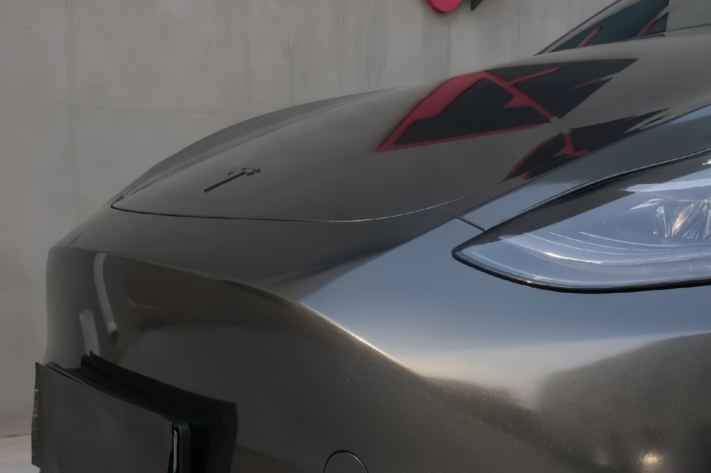 Anole Glossy Metallic Dim Gray Car Vinyl Wrap