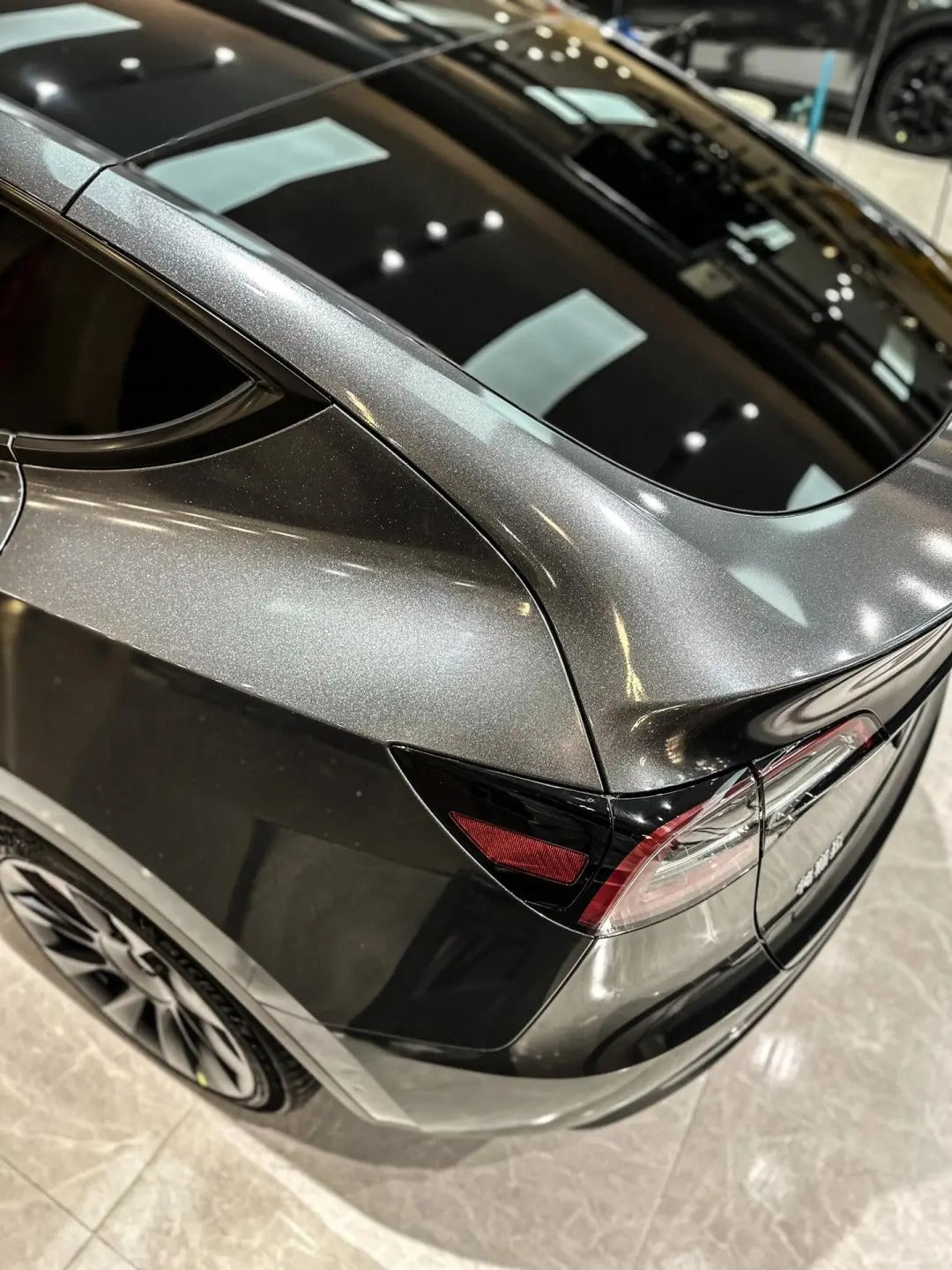 Anole Glossy Metallic Dim Gray Car Vinyl Wrap