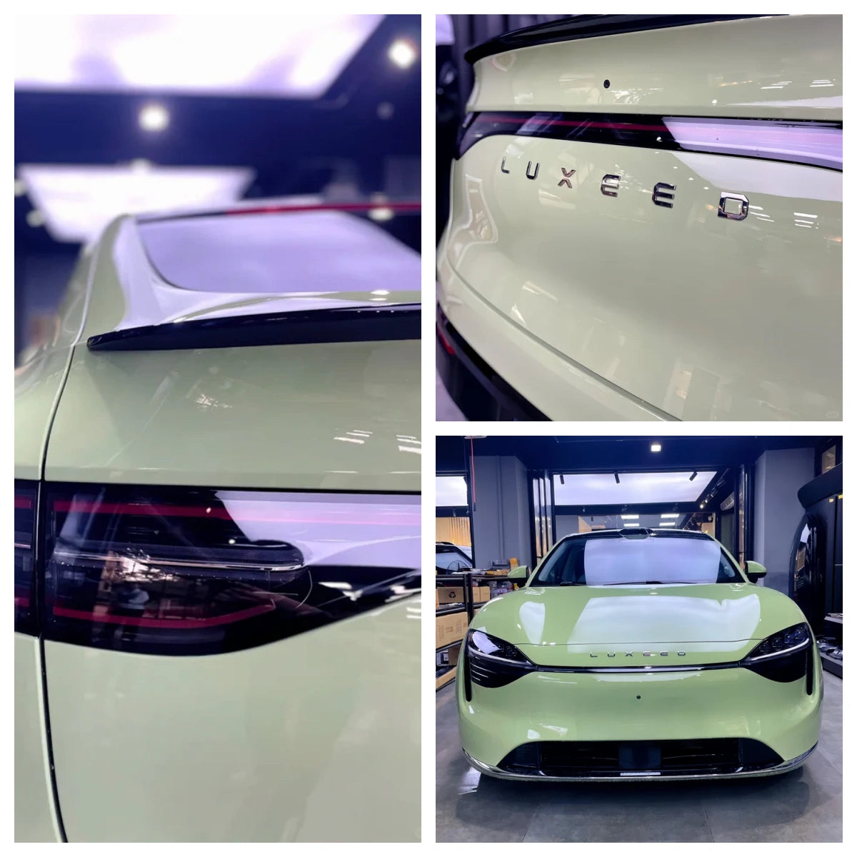Anole High Glossy Light Khaki Green Vinyl Car Wrap