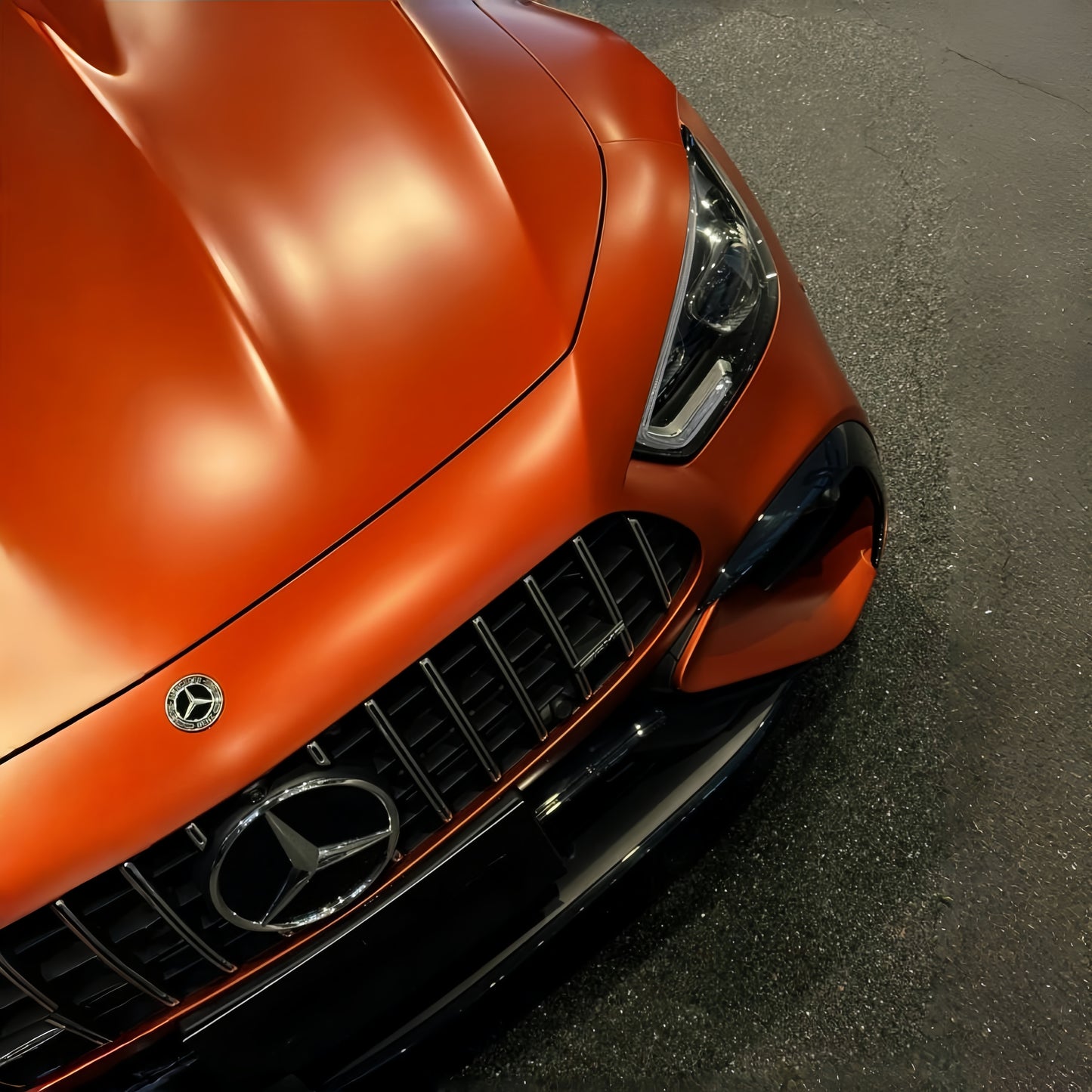 Anole Satin Ceramics Romanee Cosmic Orange iPhone Vinyl Car Wrap